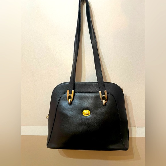 Ralph Lauren Handbags - Authentic  Vintage Ralph Lauren black shoulder bag
